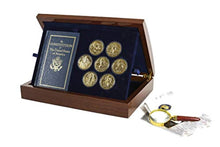 Load image into Gallery viewer, Franklin Mint Founding Fathers Coin Collection - 7-Piece 24-Karat Gold-Plated  - Complete Collector Set - EK CHIC HOME