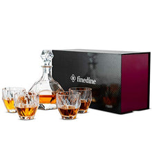 Load image into Gallery viewer, 5-Piece European Style Whiskey Decanter and Glass Set - With Magnetic Gift Box - EK CHIC HOME