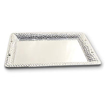 Load image into Gallery viewer, (Pack of 3) Three Sizes - Rectangular Chrome Plated Serving Tray E - EK CHIC HOME