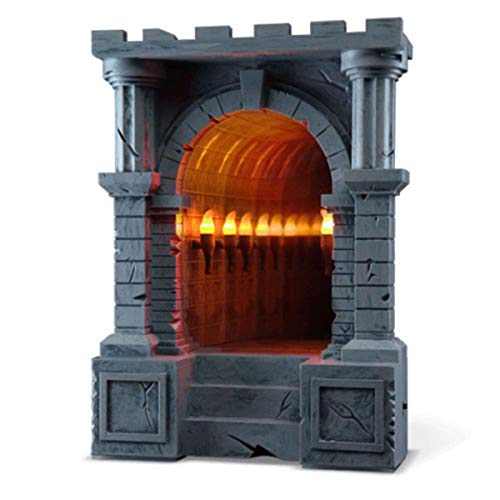 Infinite Illuminated-Torch-Lined Dungeon Infinity Mirror - EK CHIC HOME