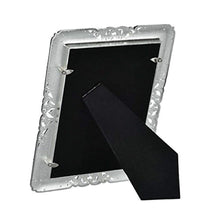 Load image into Gallery viewer, 8x10 Picture Frame  Silver Plated Metal | Inlay Rhinestones Photo Frame Blocks Display - EK CHIC HOME