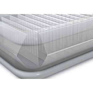 Comfort Plush Elevated Dura-Beam Airbed with Internal Electric Pump, Bed Height 22", Queen - EK CHIC HOME