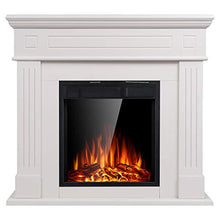 Load image into Gallery viewer, Electric Fireplace Inserts Freestanding Wood Heater Stone Mantel - EK CHIC HOME
