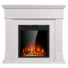 Load image into Gallery viewer, Electric Fireplace Inserts Freestanding Wood Heater Stone Mantel - EK CHIC HOME