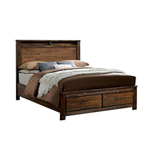 Load image into Gallery viewer, Rustic 3 Piece Queen Bedroom Set in Oak - EK CHIC HOME