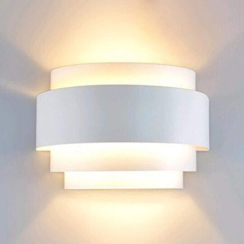 Modern/Contemporary Wall Sconces 1 Light Wall Light Metal Shade Glass Decoration - EK CHIC HOME