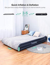 Load image into Gallery viewer, Queen Size Inflatable Air Bed with Built-in Electric Pump &amp; Storage Bag - EK CHIC HOME