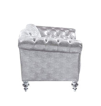 Load image into Gallery viewer, Dixie Sofa &amp; Loveseat , Metallic Silver - EK CHIC HOME