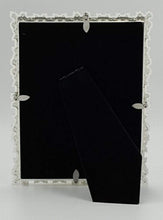 Load image into Gallery viewer, Luxury Metal Picture Frame Silver Plated with Brilliant Crystals 5x7 Inch - EK CHIC HOME