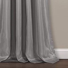 Load image into Gallery viewer, ULTRA CHIC Night Sky Panel (Single Curtain), 84&quot; x 42&quot; Silver and Black - EK CHIC HOME
