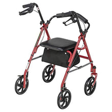 Load image into Gallery viewer, Four Wheel Rollator with Fold Up Removable Back Support - EK CHIC HOME