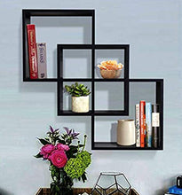 Load image into Gallery viewer, Quadrate Decorative Wall Shelf (Black) - EK CHIC HOME