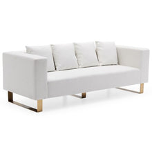 Load image into Gallery viewer, Glam Marni Metal Base 87&quot; Sofa, Multiple Colors - EK CHIC HOME