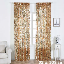 Load image into Gallery viewer, 52 x 108-Inch Sequin Curtains Drapes Panels Window Treatments - EK CHIC HOME