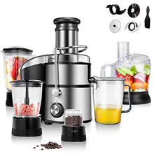 Load image into Gallery viewer, Electric 5-in-1 Professional Food Processor and Juicer Combo - EK CHIC HOME