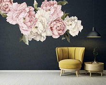 Load image into Gallery viewer, Floral Peonies Wall Decal, Removable Peel WALL STICKERS - EK CHIC HOME
