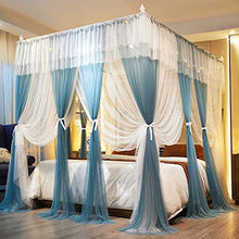 Load image into Gallery viewer, 4 Corners Post Canopy Bed Curtains - EK CHIC HOME