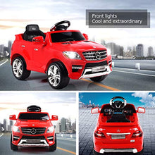 Load image into Gallery viewer, Licensed Mercedes Benz ML350 6V Electric 2WD Battery Powered Kids Vehicle, Parental Remote Control &amp; Manual Modes - EK CHIC HOME