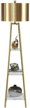Load image into Gallery viewer, Standing with Shelves and Gold Modern Tall Pole Lamp - EK CHIC HOME