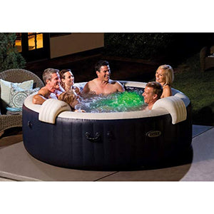 PureSpa Plus Round 6 Person Portable Inflatable Hot Tub Spa - EK CHIC HOME