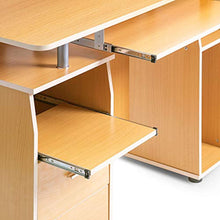 Load image into Gallery viewer, Essential Home Office Computer Desk with Pull-Out Keyboard Tray and Drawers - EK CHIC HOME
