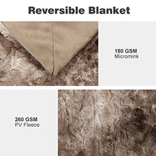 Load image into Gallery viewer, Luxury Super Soft Faux Fur Fleece Throw Blanket Cozy Warm Breathable Lightweight (60x80) - EK CHIC HOME