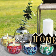 Load image into Gallery viewer, 4 Set Soy Wax Colorful Scented Candles 2.4oz Each Stress Relief - EK CHIC HOME