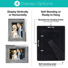 Load image into Gallery viewer, Glass Mirror with Sparkling Crystal Boarder - EK CHIC HOME