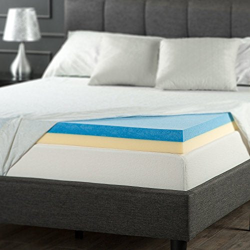 4 Inch Gel Memory Foam Mattress Topper - EK CHIC HOME