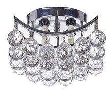 Load image into Gallery viewer, 4-Light Chrome Finish Clear European Crystals Chandelier Square - EK CHIC HOME