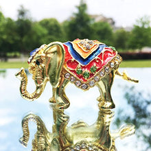 Load image into Gallery viewer, Elephant Jewelry Trinket Box Hinged Figurines Statues with Gift Box - EK CHIC HOME