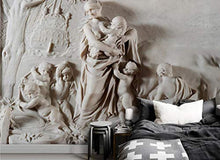 Load image into Gallery viewer, Wall Mural 3D Wallpaper Embossed Little Angel Figure Living Room - EK CHIC HOME