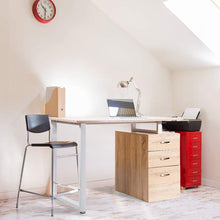 Load image into Gallery viewer, Home Office Computer Desk Writing Table Workstation with Reversible Cabinet - EK CHIC HOME