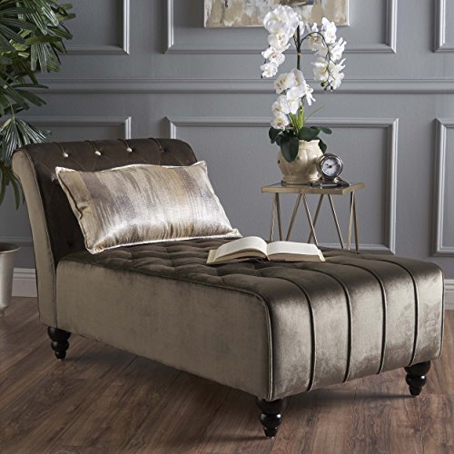 Luxury Chaise Sofa, Grey - EK CHIC HOME