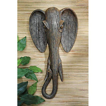 Load image into Gallery viewer, Elephant Animal Mask of the Savannah Wall Decor Sculpture, 16 Inch - EK CHIC HOME