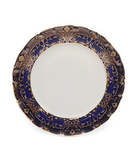 Royalty Porcelain 49pc Banquet Dinner Set for 8, 24K Gold Bone China - EK CHIC HOME