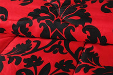 Load image into Gallery viewer, Paisley Black Flower Comforter Set Bed-in-a-Bag QUEEN - EK CHIC HOME