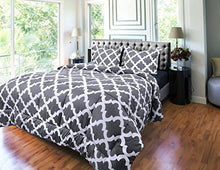 Load image into Gallery viewer, Utopia Bedding Printed Comforter Set (Queen, Grey) with 2 Pillow Shams - EK CHIC HOME
