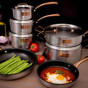 London Tri-Ply 12-Piece Cookware Set - EK CHIC HOME