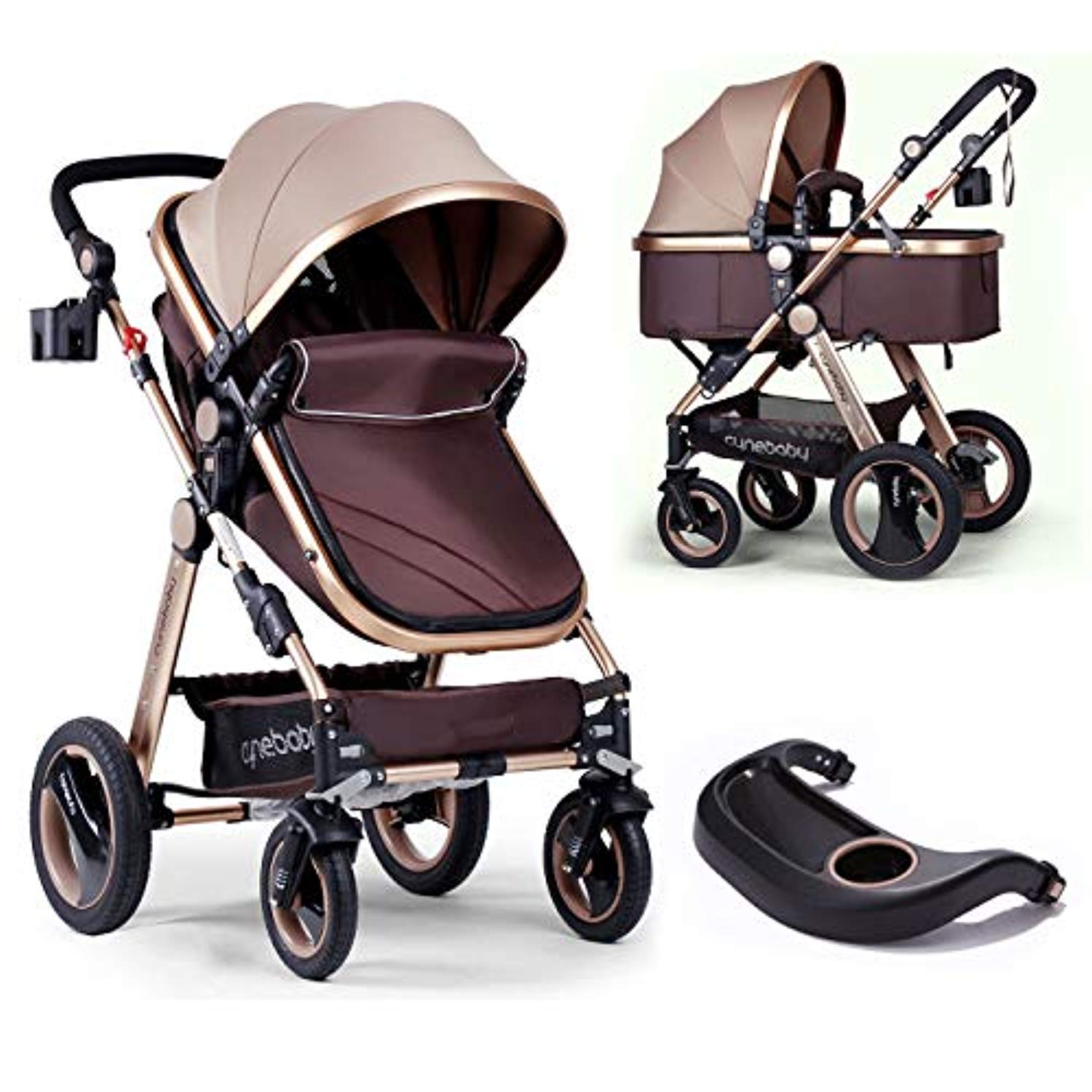 stroller add on for toddler Convertible Bassinet Stroller Compact Single Baby Carriage Toddler Sea