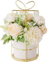 Load image into Gallery viewer, Artificial Flowers Fake Peony Silk Hydrangea Flower with Vase - EK CHIC HOME