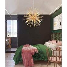 Load image into Gallery viewer, Firework Chandeliers with 8 Lights-Modern Rose Gold Pendant - EK CHIC HOME