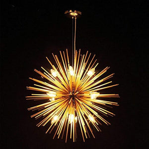 Golden Sputnik Chandelier Pendant Lighting Fixture - EK CHIC HOME