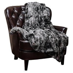 Super Soft Fuzzy Luxurious Fluffy Plush Hypoallergenic Blanket  (60" x 70") - EK CHIC HOME