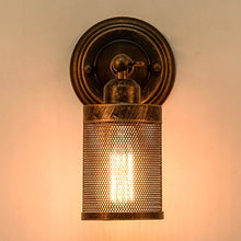 Load image into Gallery viewer, Wall Sconce Industrial Vintage 1-Light,  Adjustable Wall Cage Nets - EK CHIC HOME