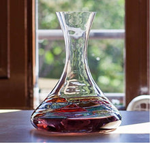 Load image into Gallery viewer, Magnificent Wine Decanter  Red Line Colorful Hand Painted - EK CHIC HOME