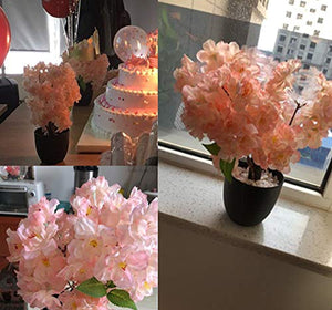 Artificial Cherry Blossom Bonsai Silk Tree - EK CHIC HOME