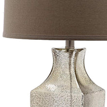 Load image into Gallery viewer, Glass Bottom Antique Silver 28.5-inch Table Lamp (Set of 2) - EK CHIC HOME