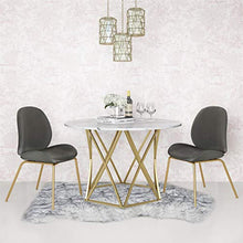 Load image into Gallery viewer, Elle Dining Table Faux Marble - EK CHIC HOME