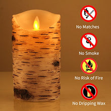 Load image into Gallery viewer, Flickering Candles, Candles Birch Set of 3 - EK CHIC HOME